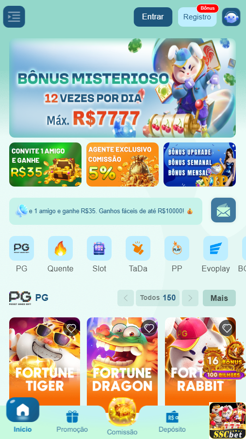 sscbet.com Interface